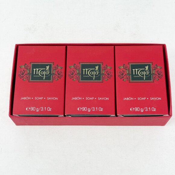 Maja by Myrurgia For Women Soap Box 3 x 3.1oz Bars Gift Set NEW - Picture 4 of 4
